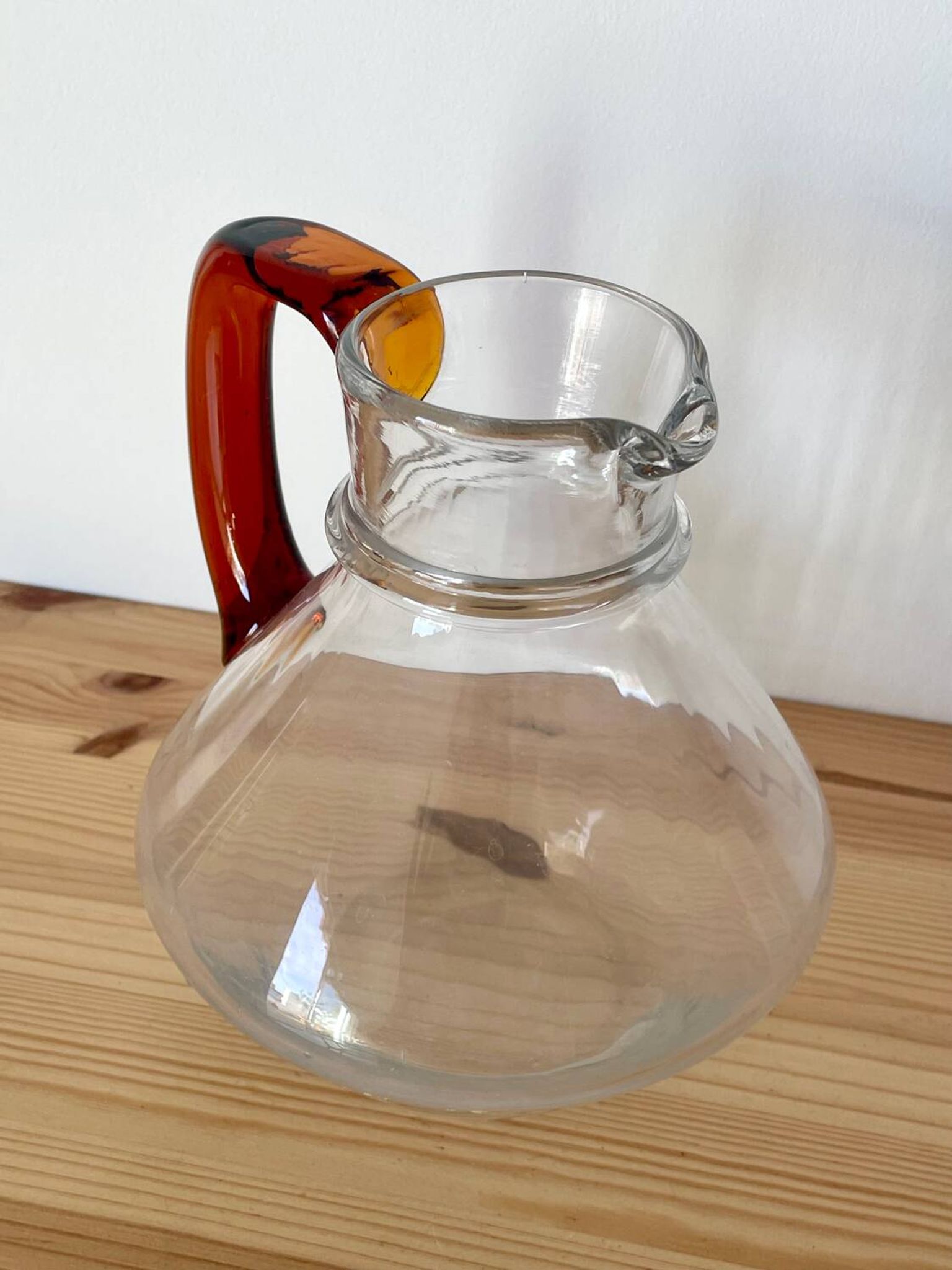 1970s glass carafe