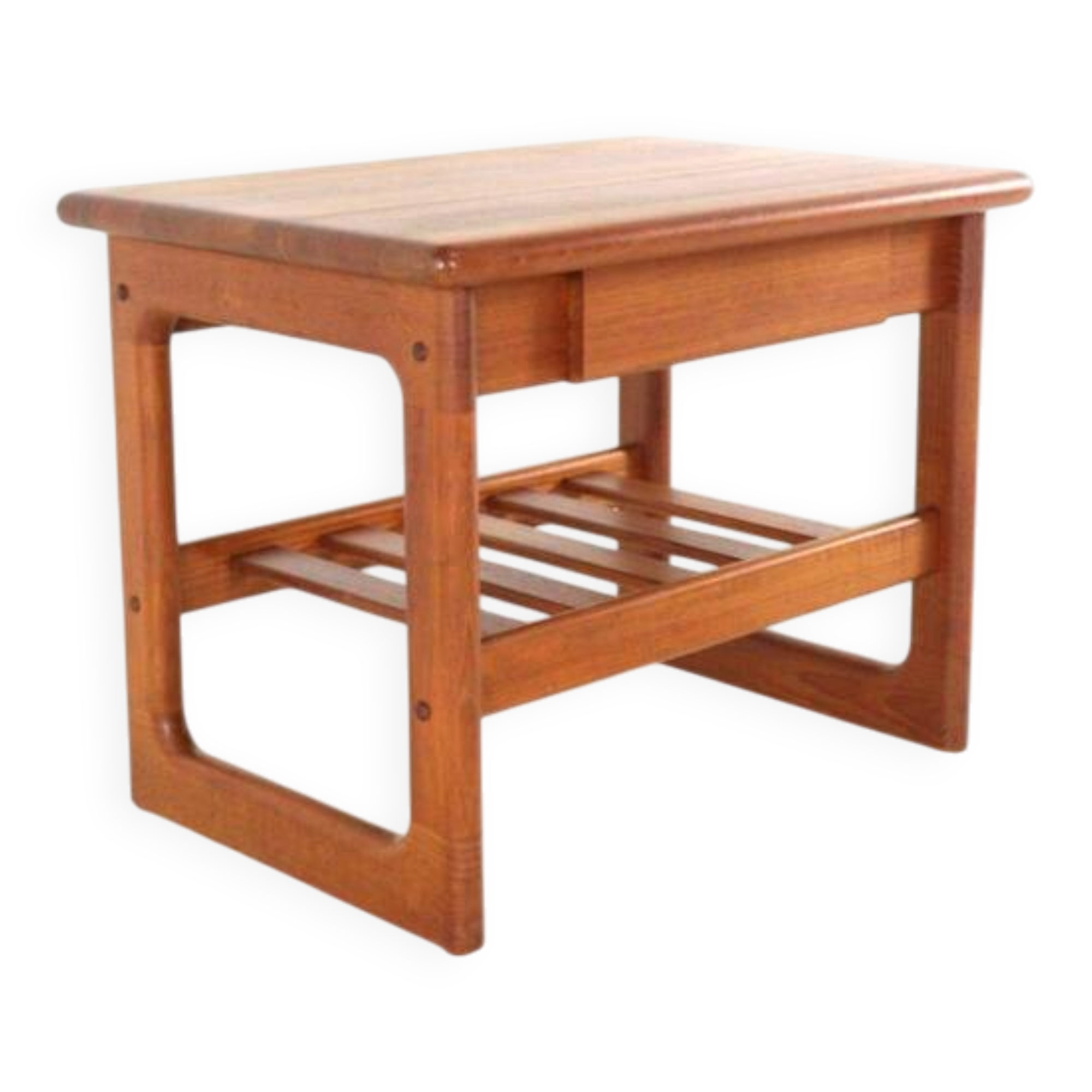 Table d'appoint / table de nuit Dyrlund - design danois en teck