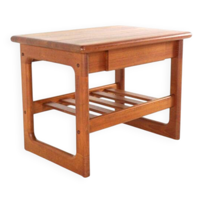 Table d'appoint / table de nuit Dyrlund - design danois en teck