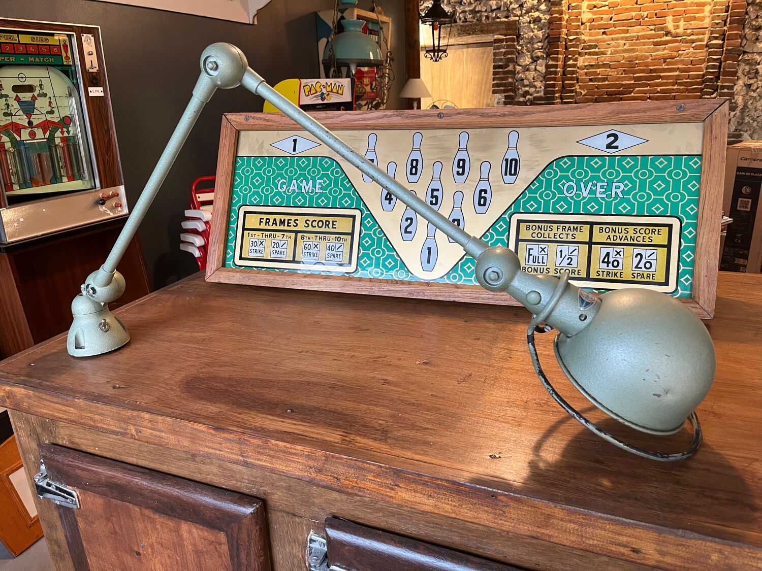 Old Jieldé lamp with 2 arms