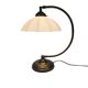 Banker's lamp - table lamp - opaline glass - brass - 3rd quarter of the 20t
