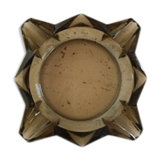 Black art deco ashtray