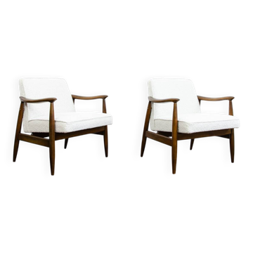 Mid-century armchairs GFM-87 by J. Kędziorek, GFM, Poland, 1960s, set of 2
