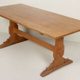 5 vintage Ercol chairs dining table