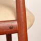 2 Scandinavian armchairs in teak and fabric, new Tyrol model, Gerhard Berg.