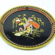 D7Z USSR Soviet tray with cranes PRL