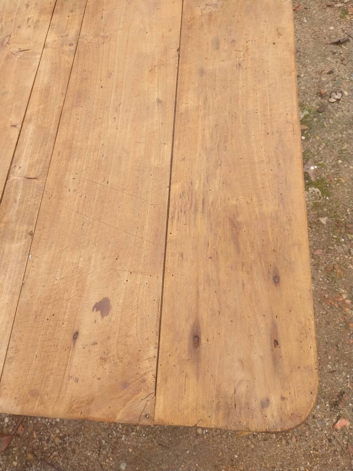 Wooden coffee table with a drawer