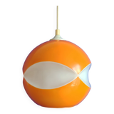 Vintage space age pendant lamp with abstract pattern
