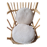 Set of 2 crochet cushions