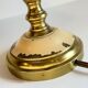 Solid brass lamp and fabric, 60s