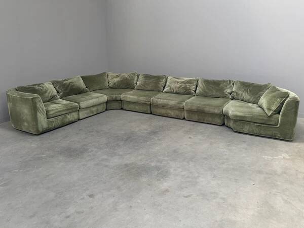 Large vintage modular sofa by Musterring, Germany 1970s