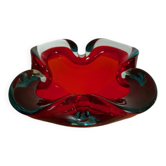 Ashtray, Murano glass pockets