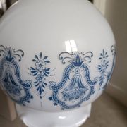Suspension, boule de bain en opaline