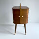 60s Portable Scandinavian Seamstress Worker, Wood