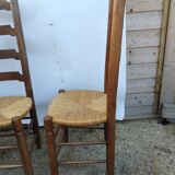 4 straw chairs