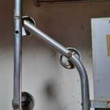 Aluminum floor coat rack