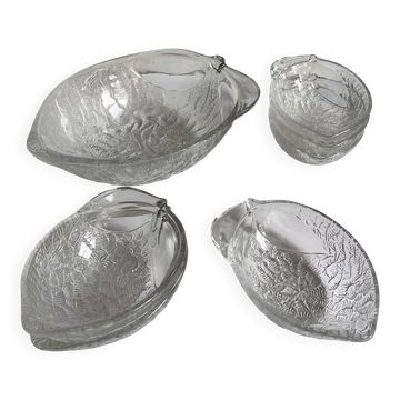 Saladier citron en verre