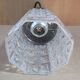 Suspended lamp design raak netherlands 1970s moulded glass height 22.5cm