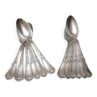 12 Ercuis spoons