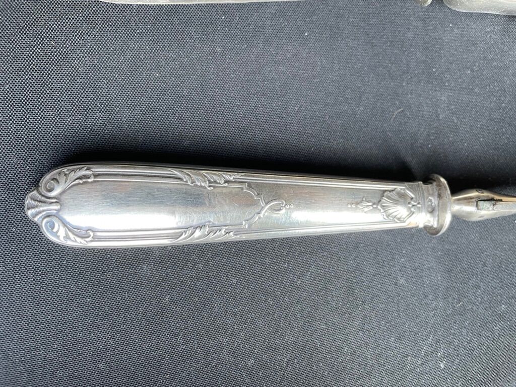 Silver cutting service Minerva Louis XV style