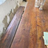 Guinguette table and its 2 benches