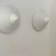 Pair of vintage Limburg wall lights, metal and opaline, Germany 1970