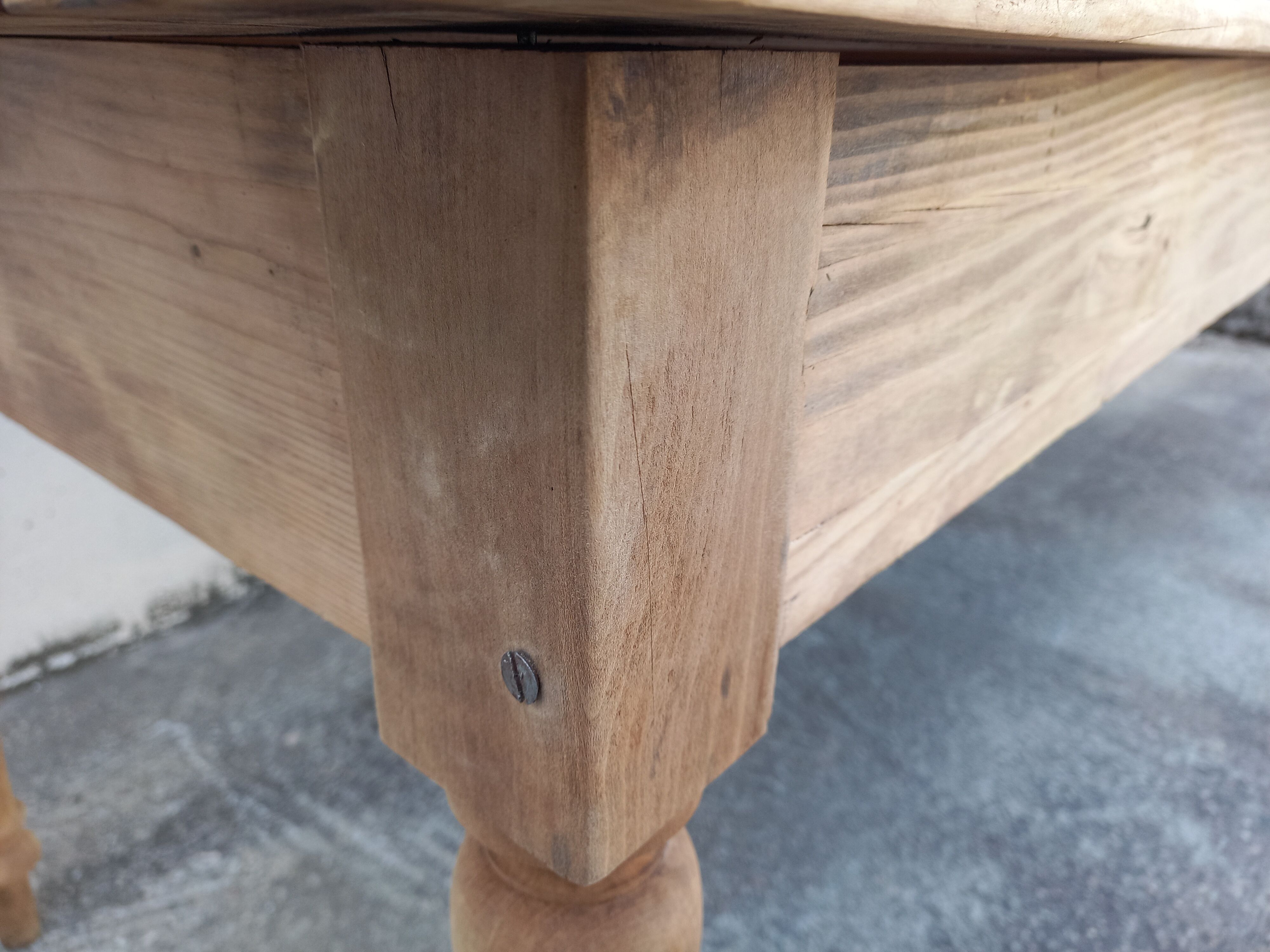 Table de ferme ancienne 200 cm