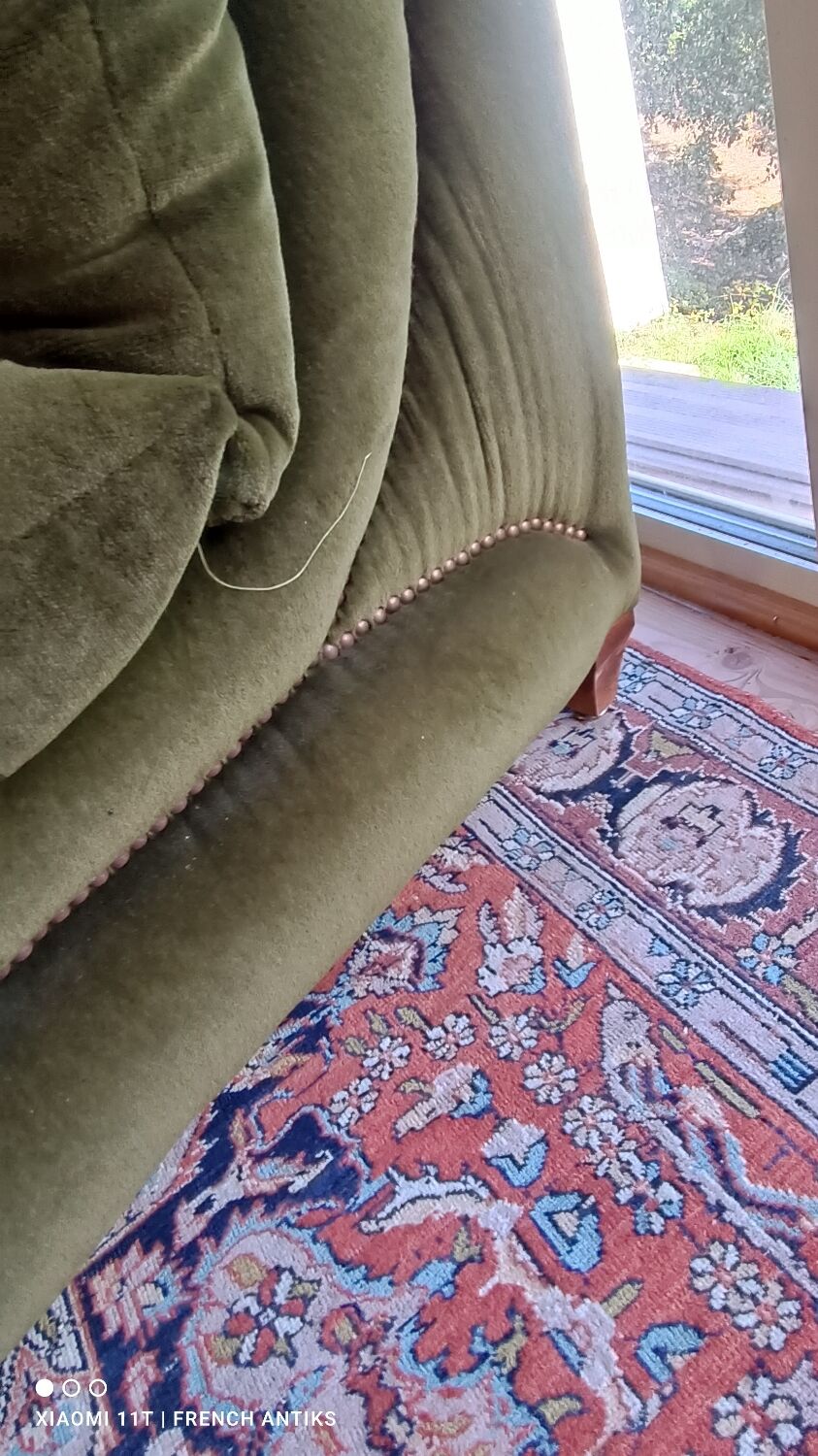 Fauteuil velours des années 60/70 en parfait état