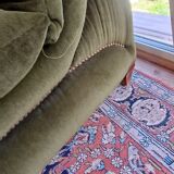 Fauteuil velours des années 60/70 en parfait état