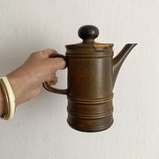 Vintage stoneware teapot