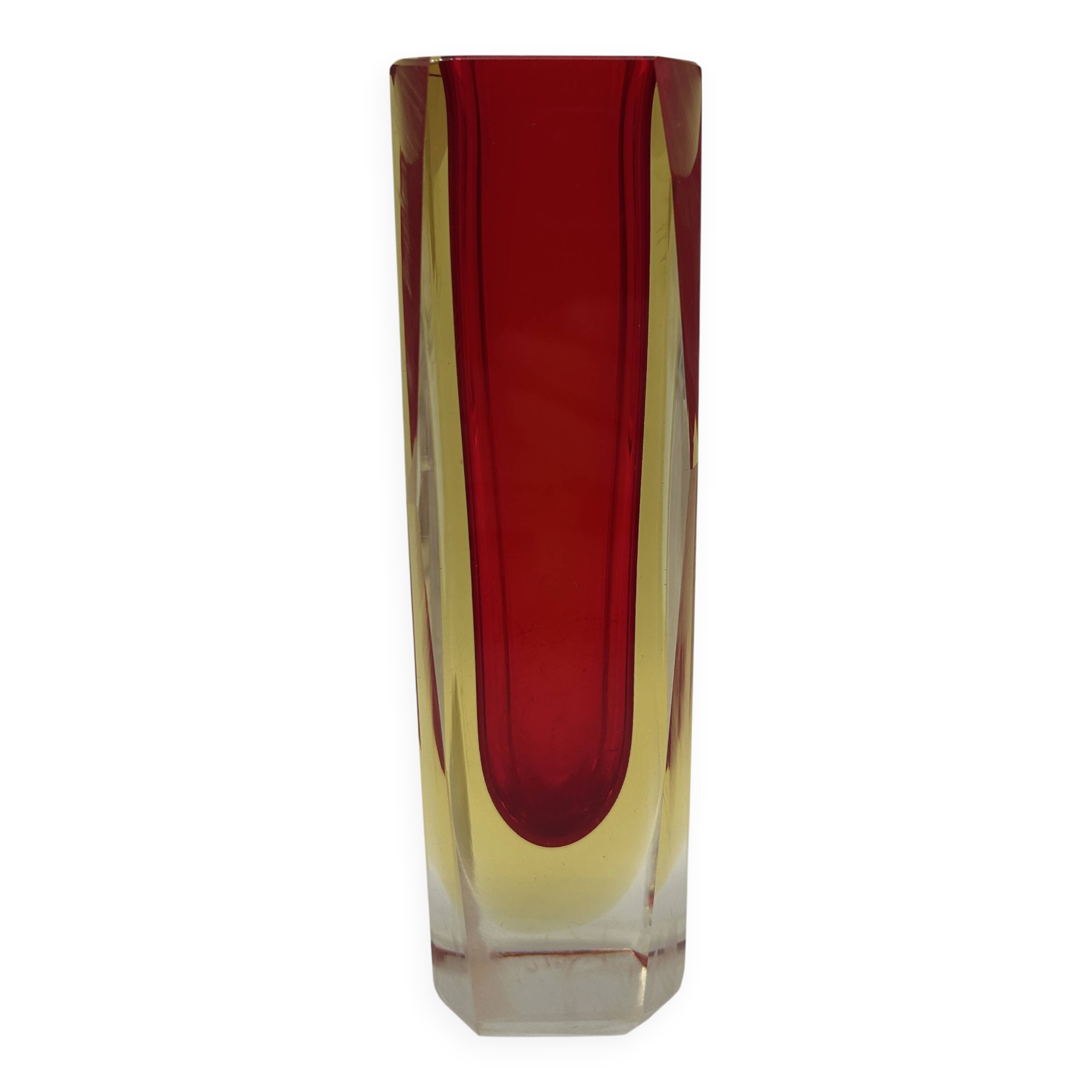 Sommerso vase attributed to Flavio Poli