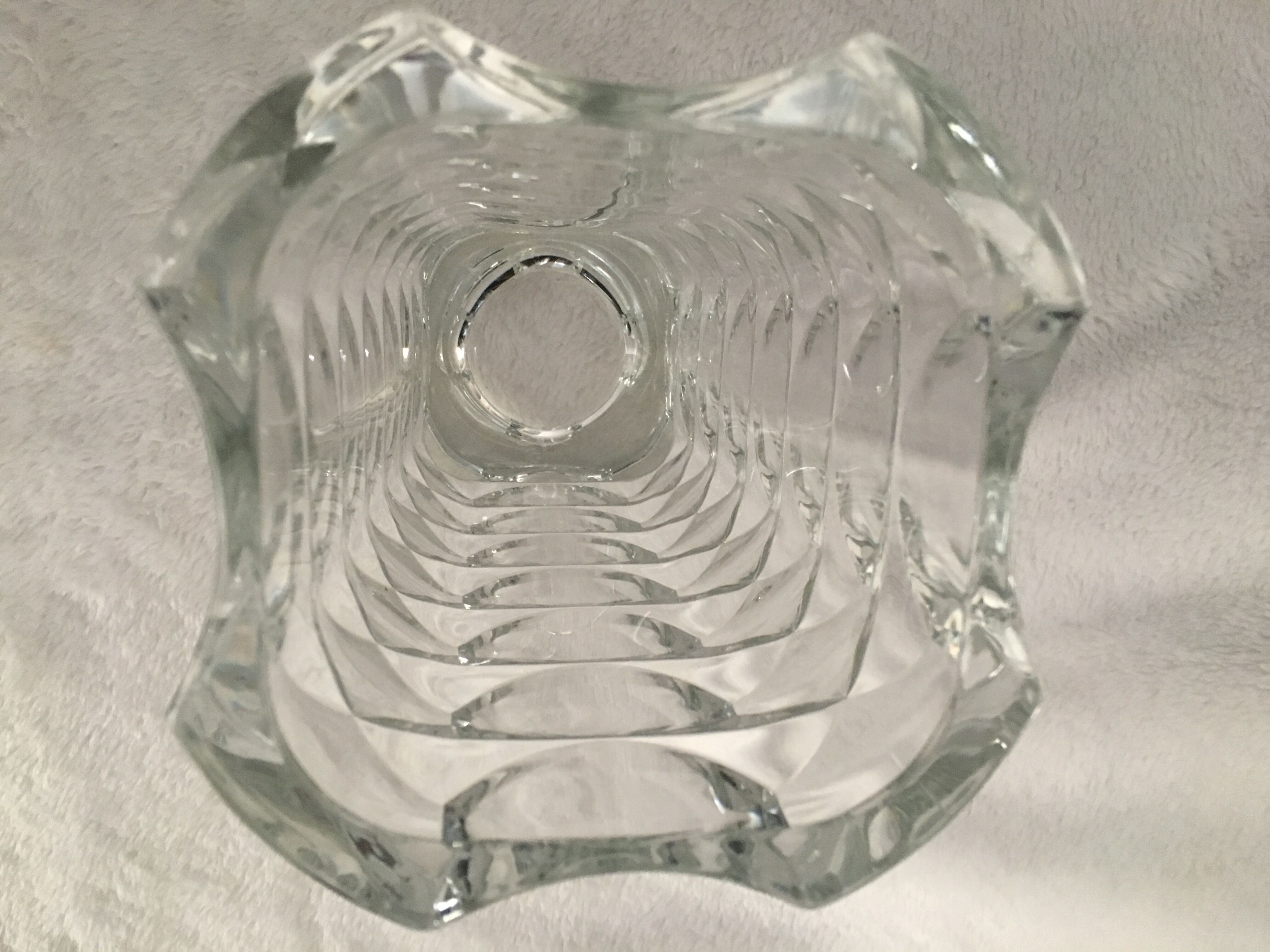 Old glass vase mold