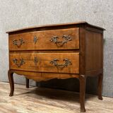 Louis XV style solid wood chest of drawers circa 1880