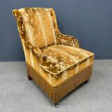 Set of two Victorian ladies armchairs from France 19th century