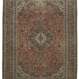 Handmade Oriental Vintage 284 cm x 388 cm Beige Wool Carpet