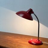 Red German table lamp mid-century 6786 by Christian Dell for Kaiser Idell, 1960s