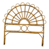 Vintage rattan headboard