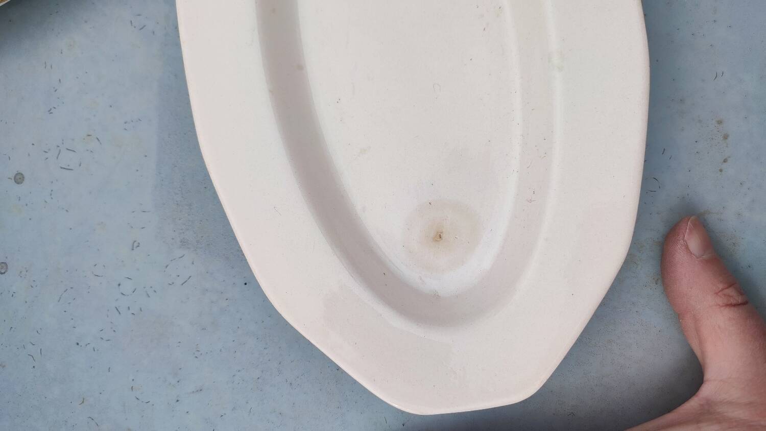 Set of 6 antique earthenware dishes by Gien and St Amand