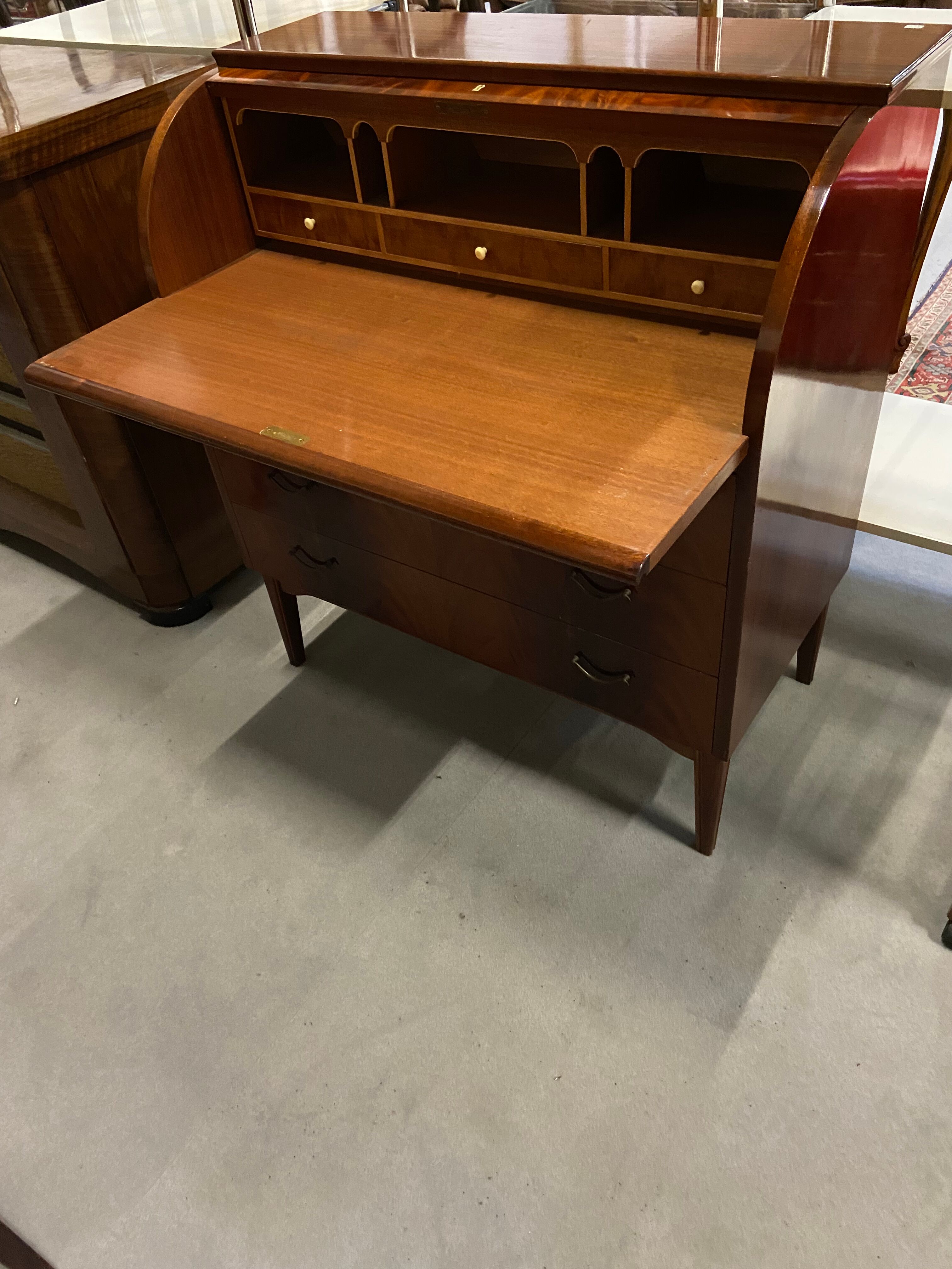 Scandinavian secretary Bröderna Gustafsson by Markaryd - swedish vintage furniture from the 1960s
