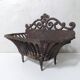 vintage cast iron log holder
