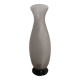 Daum Nancy France frosted glass vase signed