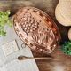 Oval copper cake mold