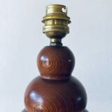 Lampe organique en palissandre