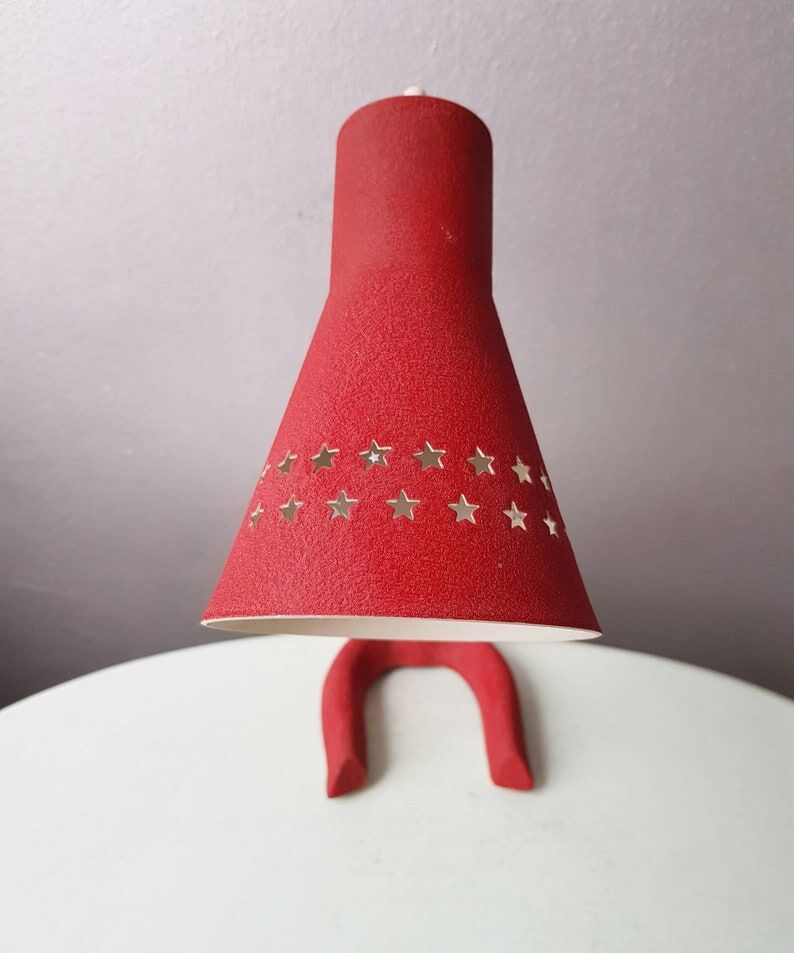 Metal desk lamp Raak Amsterdam 1960 Gooseneck