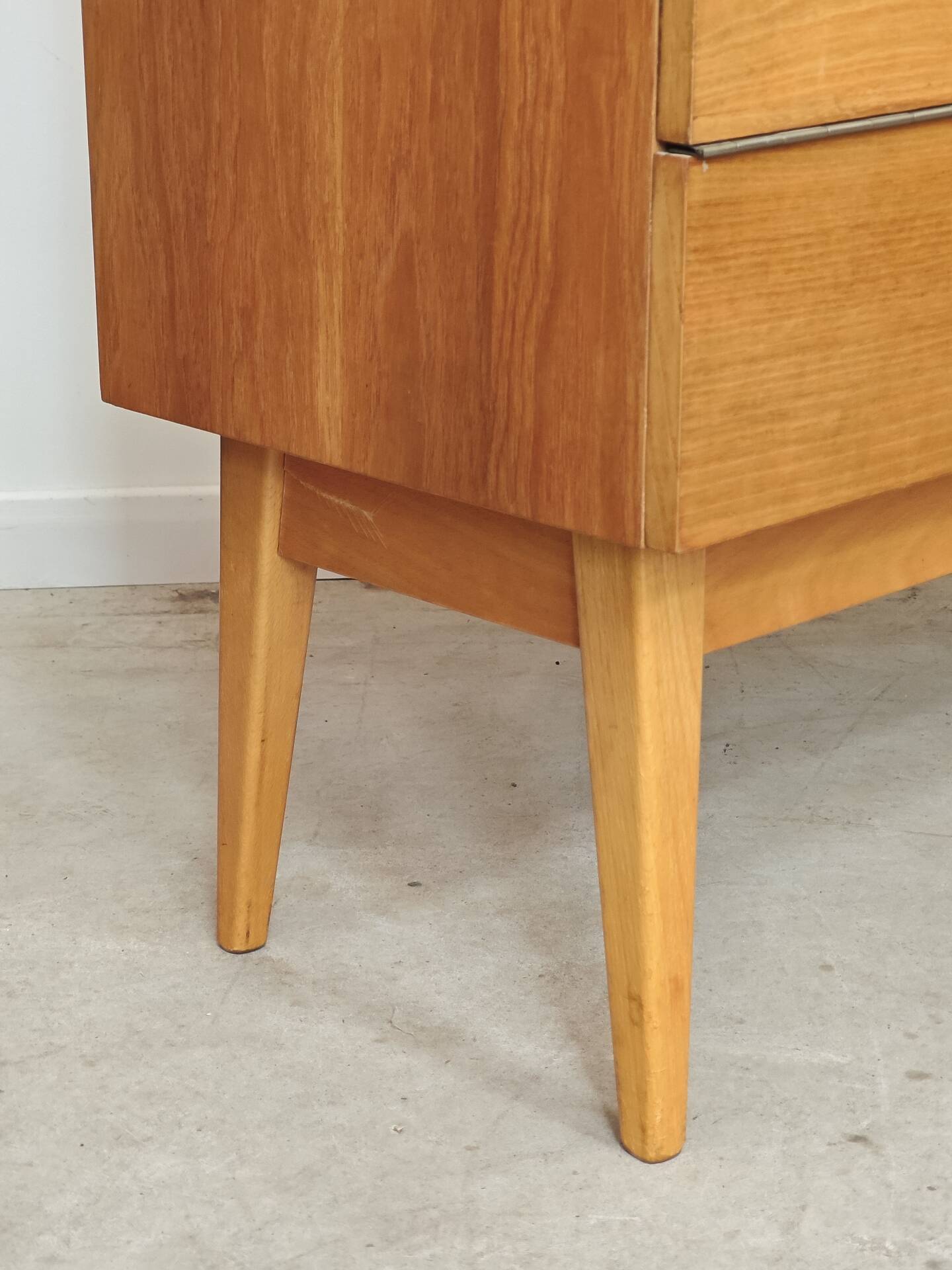 Storage chest with cover / mini bar by Landsman / Nepozitek 1960