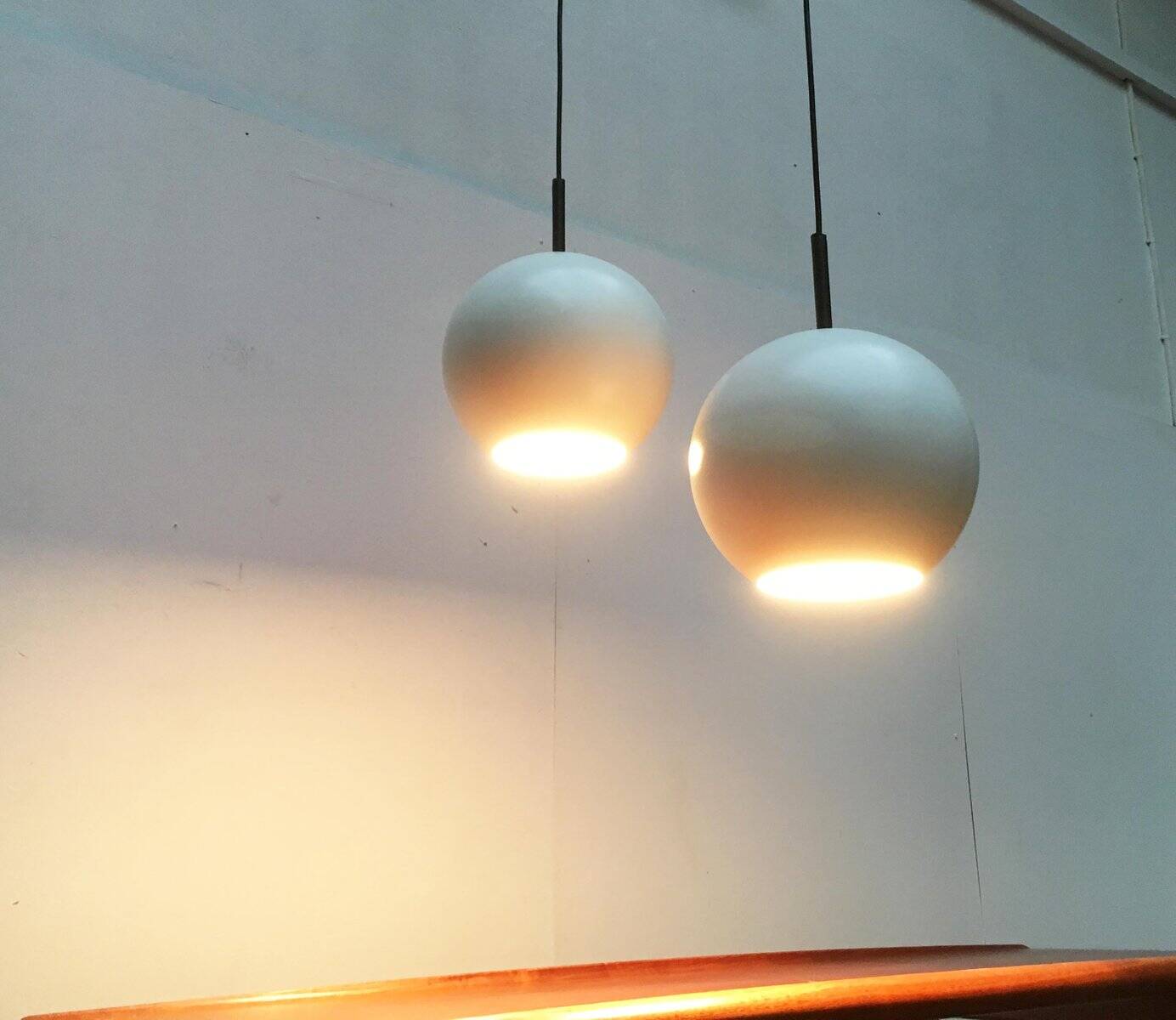 Suspensions allemandes Space Age de Staff, lot de 2