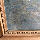 Signed painting H Boquet
