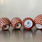 Lot de 4 vases zeuthen keramik années 1950 danemark