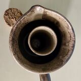 Enamelled earthenware pitcher