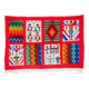Vintage Berber Kilim, traditional wall tapestry from the popular art of Gafsa